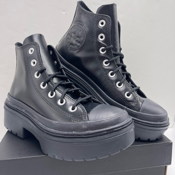Converse WMNS 
CTAS LUGGED HEEL HI
BLACK/TOTAL ECLIPSE/BLACK Platform Sneakers - Picture 3 of 16